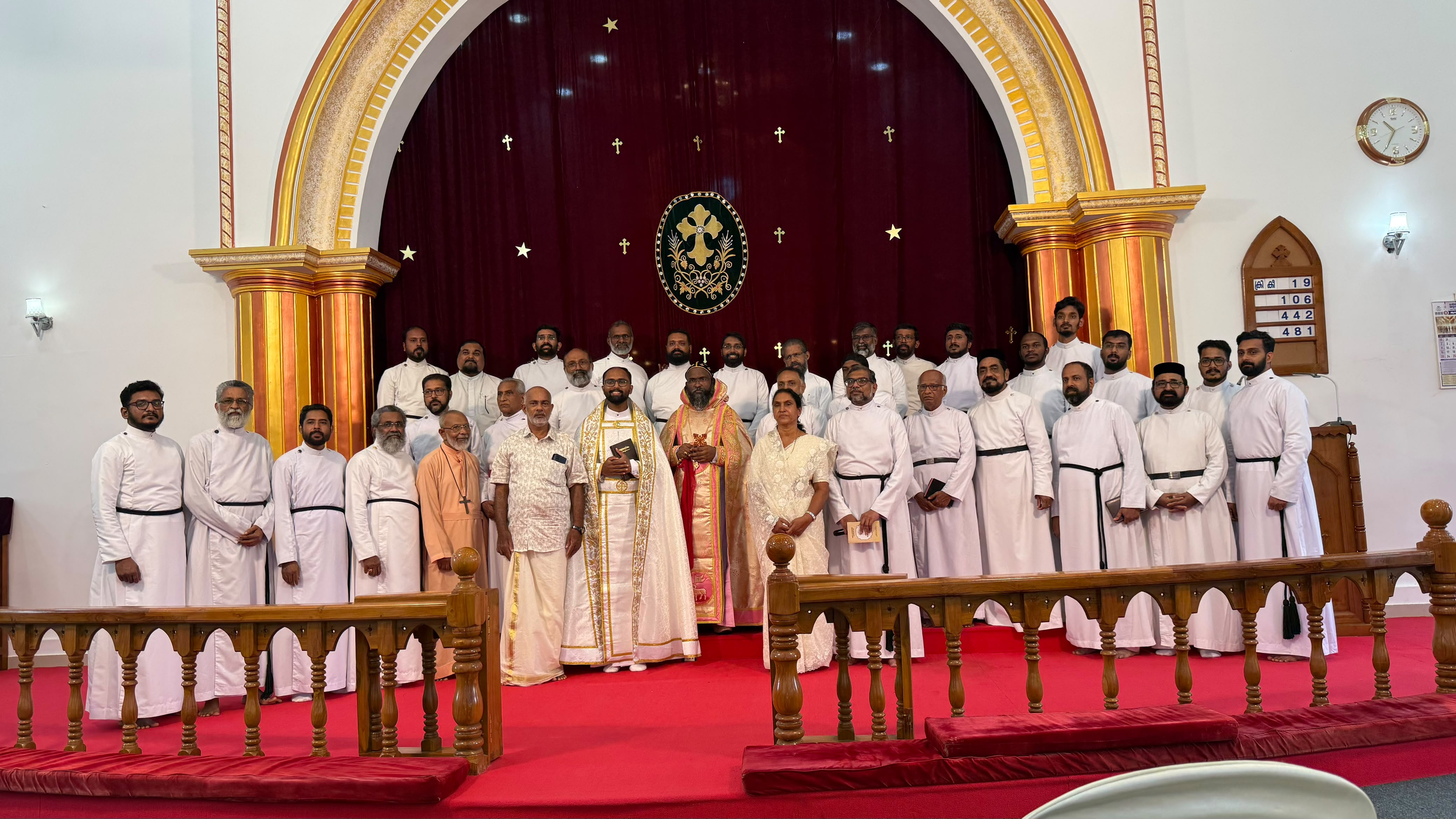 Kasseesa Ordination of Deacon Jithin Raju at the Salem Mar Thoma Church, Muttom, Thumpamon